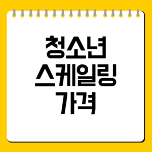청소년 스케일링 가격